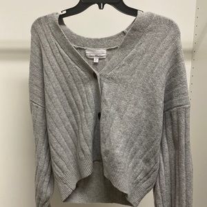 Grey Knit Sweater Size Medium